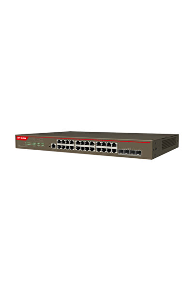 IP-COM Switch cu 24 de porturi Gigabit, 4 porturi SFP+ 10Gbps, Management - G...