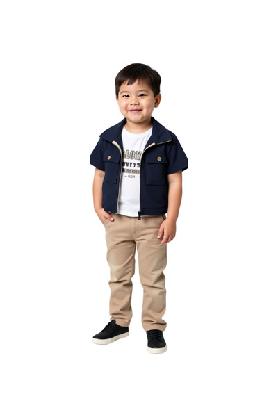Canöz Kids 3-piece boys' outfit for 3-year-olds - Made in Turkey