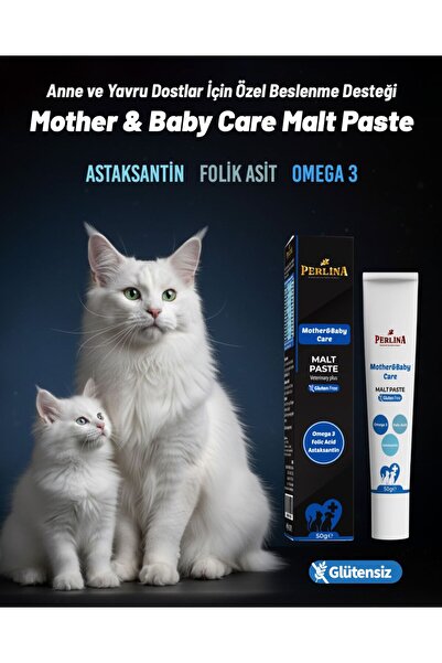 Perlina Anne & Bebek Bakım Malt Paste Kedi Malt Macunu 50 gr