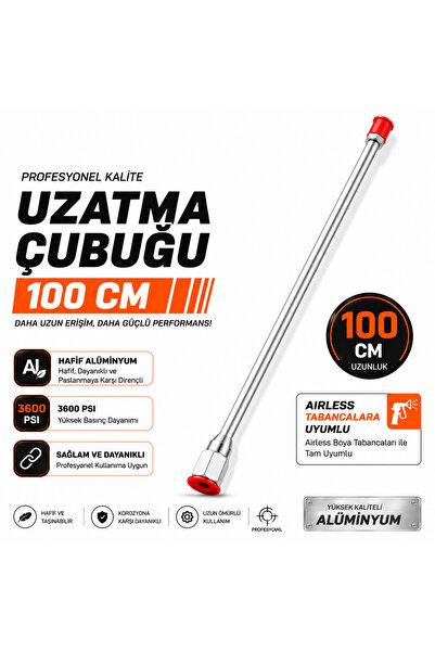 Haspro Airless Boya Makinesi Uzatma Çubuğu - 100 Cm