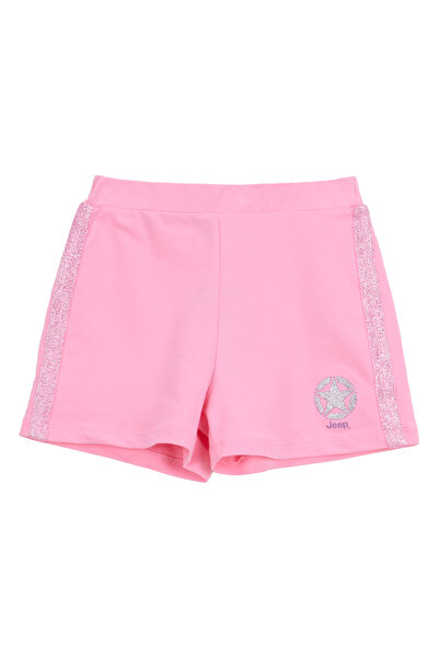 JEEP Pembe Kız Çocuk Relaxed Şort J6SG-SHT7807