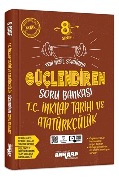 Ankara Yayıncılık 8. Sınıf Güçlendiren T.c. Inkılap Tarihi Ve Atatürkçülük So...