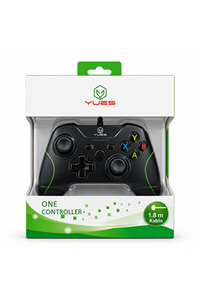 YUES Xbox One Kablolu Gamepad – Xbox One/One S/One X ve PC (Windows) Uyumlu J...