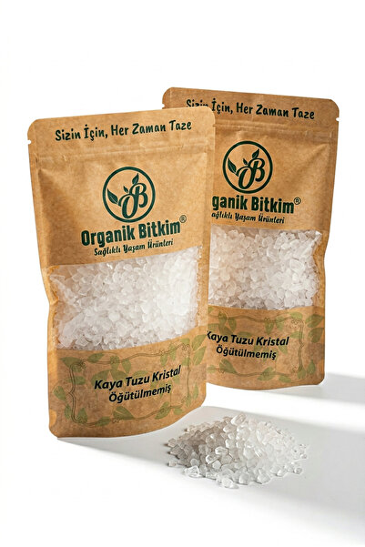 OB Organik Bitkim 84 Mineral Doğal Çankırı Kristal Kaya Tuzu 2 X 500 gr