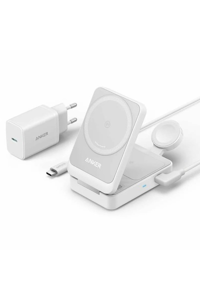 Anker Stație de alimentare pentru Apple, 15W + încărcător și cablu Type-C - (...