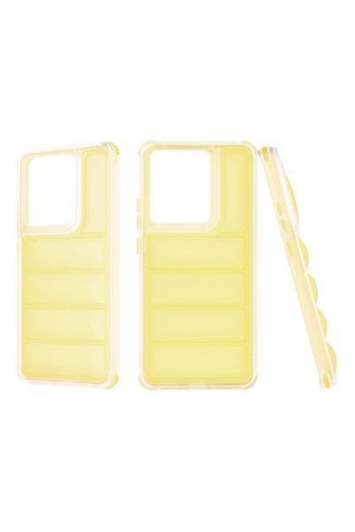 Techsuit Cover for Motorola Edge 50 Pro - Wave Shield - Yellow