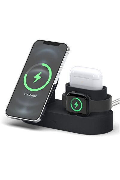 Elago MS Şarj İstasyonu – MagSafe Uyumlu iPhone, AirPods ve Apple Watch Stand...