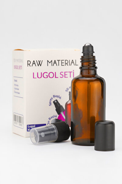 Genel Markalar Lugol Kullanım Seti ( 50 ml Cam Şişe, Roll-On, Sprey Başlık)