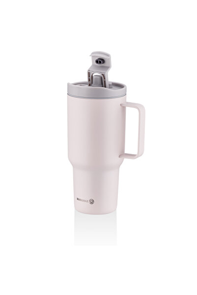 KORKMAZ Freedom 1 Litre Pembe Pipetli Bardak Termos A5577-1