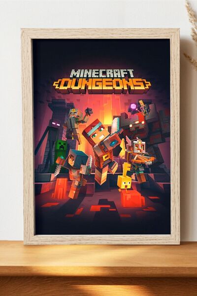 Luna Marissa Minecraft Dungeons Poster - Çerçevesiz Kalın Kağıt Oyun Poster