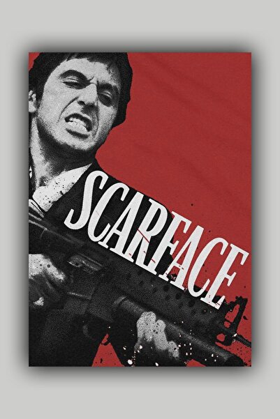 Luna Marissa Scarface Poster - Çerçevesiz Duvar Posteri