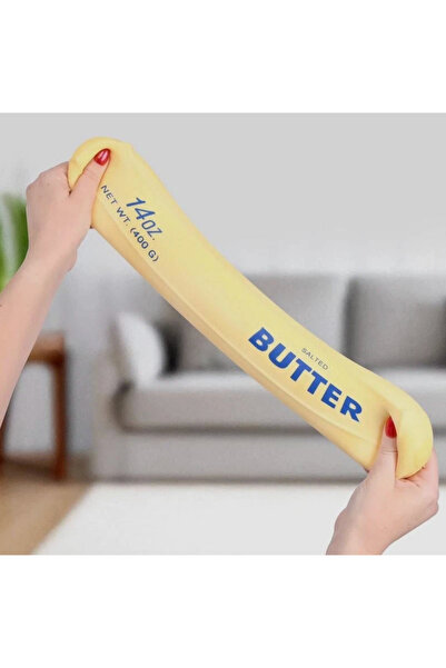 Squishy Jucărie antistres NeeDoh Butter Schylling, Textură ultra-moale ca untul, Senzorială, 26 CM
