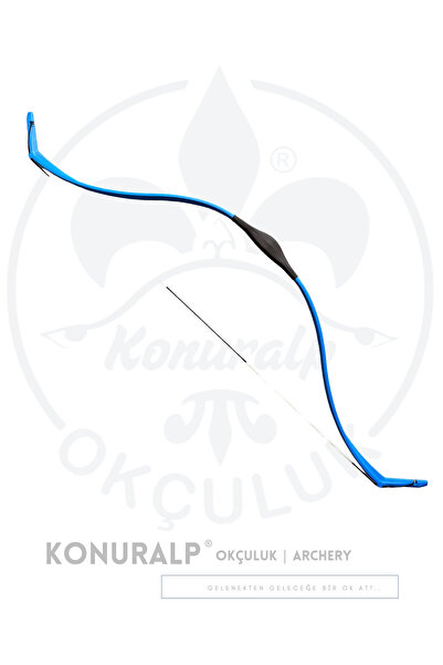 KONURALP OKÇULUK Han / Tuğhan Yay - Geleneksel Okçuluk Başlangıç Yayı - Mavi