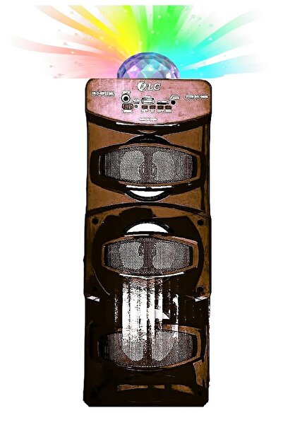 DLC Wireless Bluetooth Speaker with Rechargeable Battery, Microphone, Fm Radi...