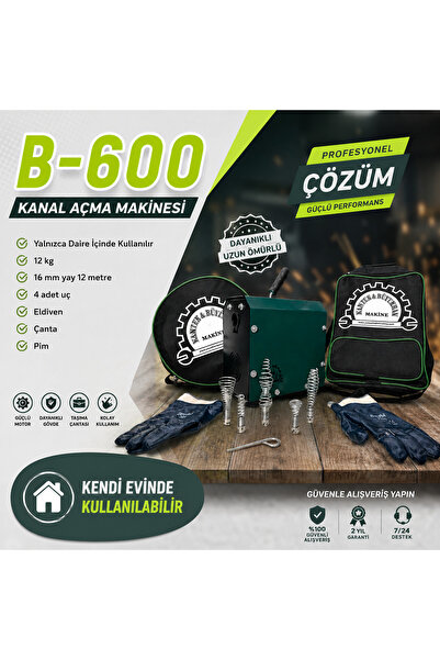 büyükhan makina Mini Pro Max B-600 Tıkanık Açma Makinesi