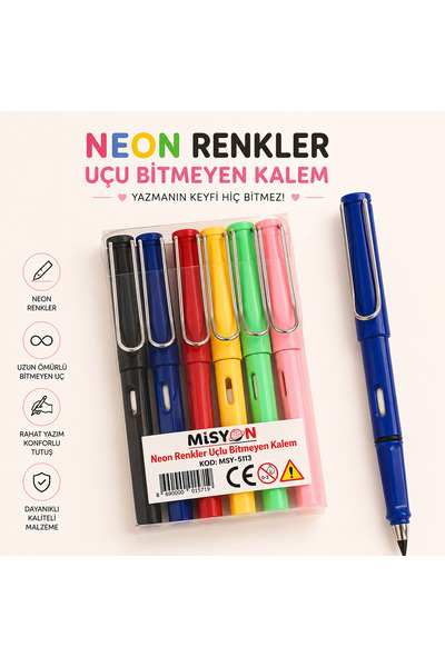 Ozzy Ucu Endless Pencil Live Colors 6 Pieces