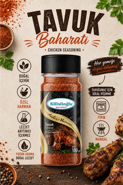 KİLİSLİOĞLUBAHARAT Tavuk Baharatı 100 Gram | Chicken Seasoning