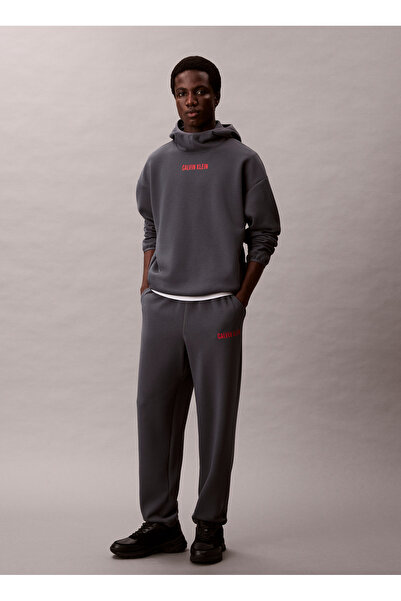 Calvin Klein Jeans Gri Erkek Regular Tapered Sweatpant LVGMF5P705CKP JOGGER