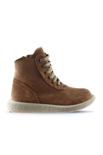 Bueno Shoes حذاء مسطح للنساء من جلد الغزال البودرة 01wu8906