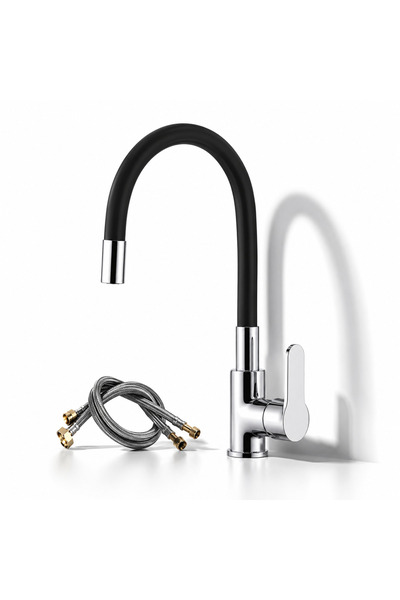 ITALOMIX Robinet de bucătărie flexibil PRIMIUM negru 1250g