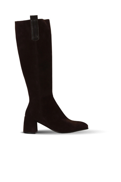 Bueno Shoes Brown Suede Women's Heeled Boots 33Wc14535