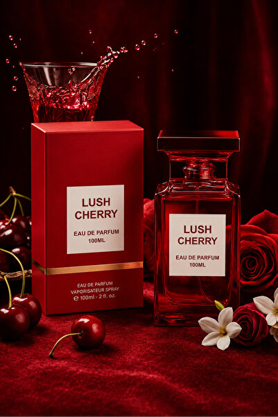 de Lush Cherry Apă de Parfum pentru Femei 100 ml – Aromă Dulce Fructată, Inte...