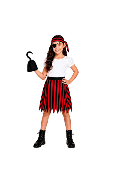 KOSTÜMCE Korsan Etek Bandana Set Çocuk
