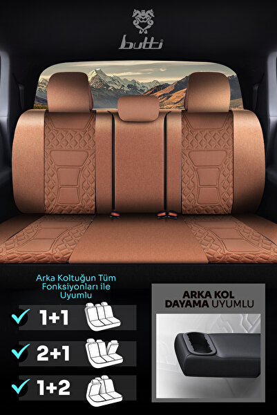 BUTTİ SPEEDY SERİSİ PREMİUM OTO KOLTUK KILIFI | ORTOPEDİK DESTEKLİ, ÖN ARKA TAM SET, AIRBAG UYUMLU
