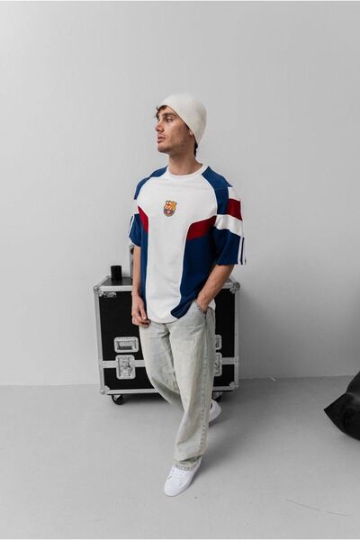 KUN SPORTSWEAR Tricou vintage retro nostalgie color block oversize unisex