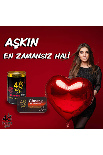 Hayat Pazarlama Ginsengli Shot Enerji İçeceği - 4 Adet +4 ad 48 hours gold 15...