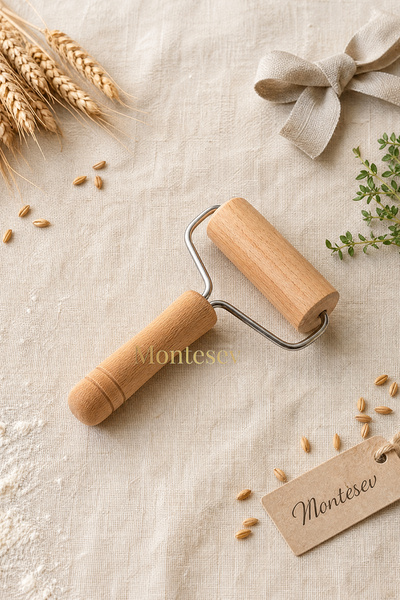 Lily Series Wood Dough Rolling Pin ECHO12