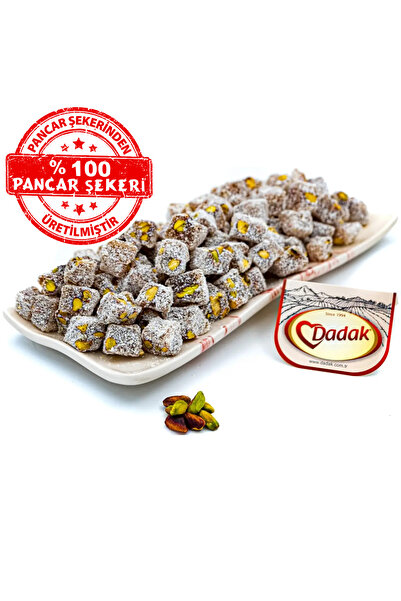 Dadak Lokum ve Kuruyemiş Çifte Kavrulmuş Antep Fıstıklı Mini Lokum 1kg