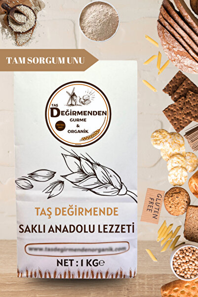 Taş Değirmenden Organik Tam Sorgum Unu (Gluten İçermez) - 1 Kilo