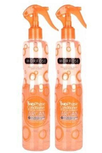Morfose Çift Fazlı Argan Içeren Fön Suyu 400 ml - Boyalı Saçlar 2 Adet