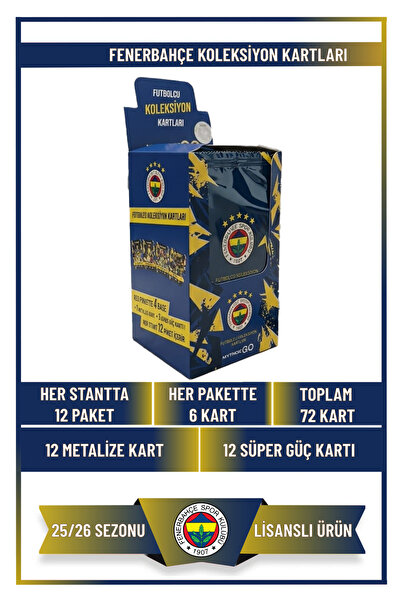 Fenerbahçe - Mythos Go Futbolcu Kartları 2025/26 - Tam Kutu
