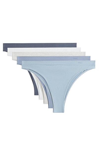 Oysho 5 adet seamless soft touch Brezilya modeli külot