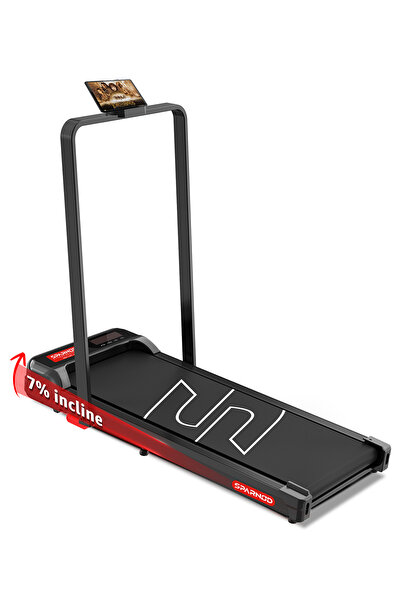 Sparnod Fitness جهاز المشي STH-3004N 2 في 1، سرعة 1-10 كم/ساعة، سكة قابلة للط...