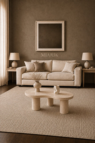 MIARIK DESIGN Traverten Alba Orta Sehpa