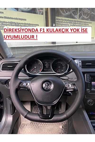 detaydireksiyon DİREKSİYON KILIFI SİYAH DİKİŞ VOLKSWAGEN 2015 JETTA-PASSAT-PO...