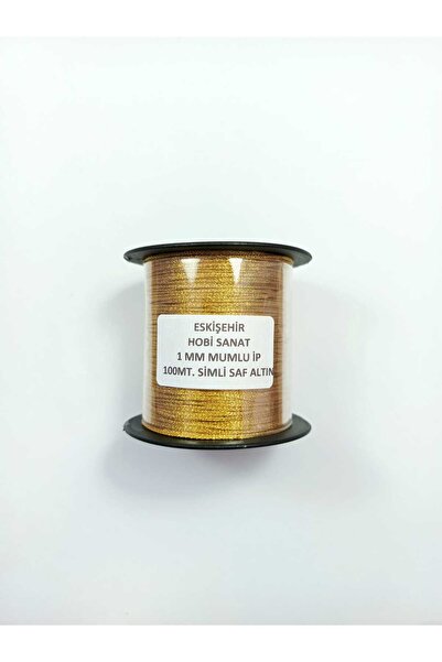 Eskişehir hobi sanat 1,0 mm, 100 de metri, culoare auriu pur, argintiu, galbe...