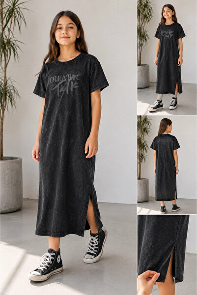 Orca Kids Fashion 9-14 فستان كارينوس كريتيف توك باللون الأسود