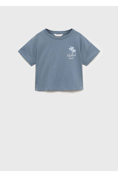 MANGO Kids Kurzarm-T-Shirt mit Aufdruck