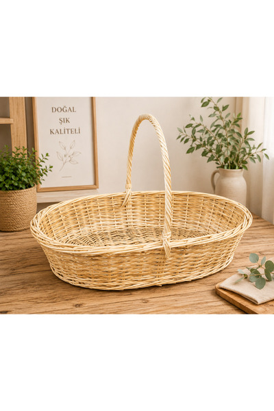 Greenosier Wicker Engagement Basket - for Henna and Wedding