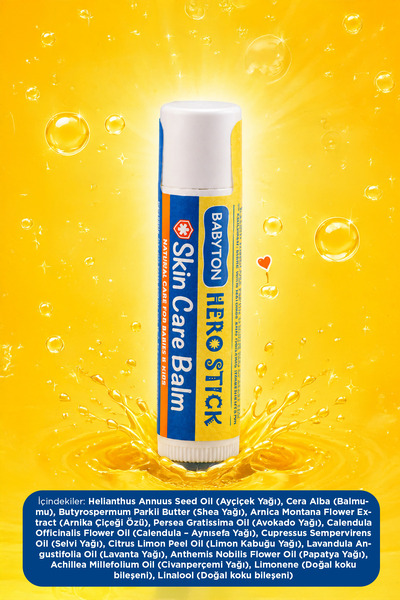 BABYTON %100 Doğal İçerik Hero Stick Anlık Yatıştırıcı Onarıcı 5 gr