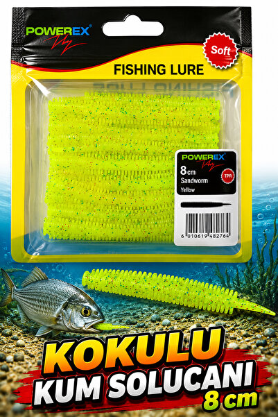 sr sazanrig Karides Kokulu Sandworm 8cm LRF Silikonu