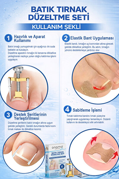 Onomo Health Batık Tırnak Düzeltme Seti 61 Adet