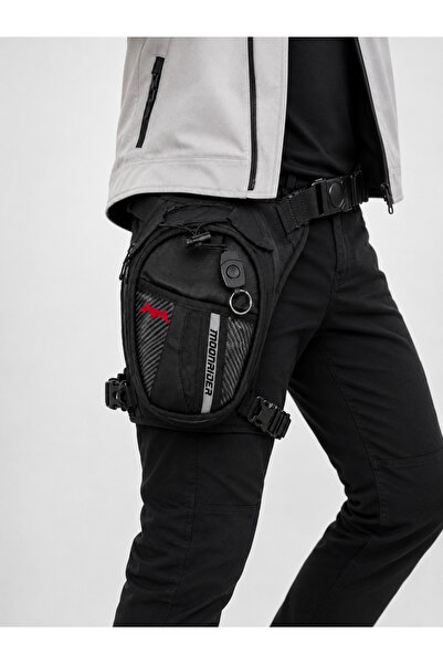 Moonrider Motosiklet Bacak&bel Çantası Premium Suya Dayanıklı Unisex Geniş Ay...