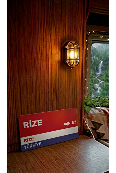 Home Tablo "Rize 53 Memleket tablo 15x30 cm"