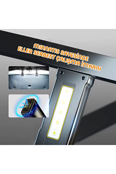 Panther USB Şarjlı Mıknatıslı El Feneri PT-974
