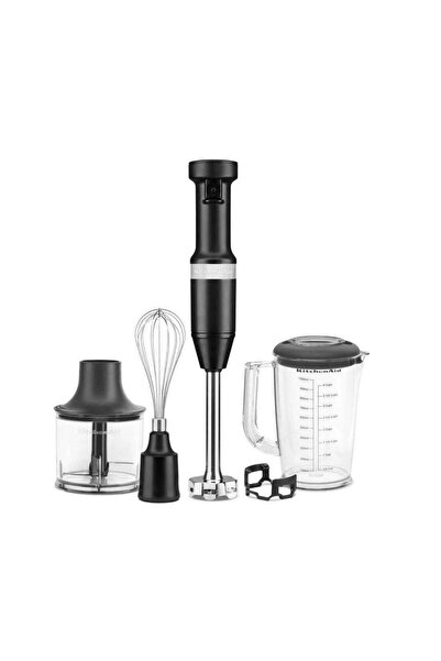Kitchenaid Aksesuarlı El Blenderi Seti- Black Matte